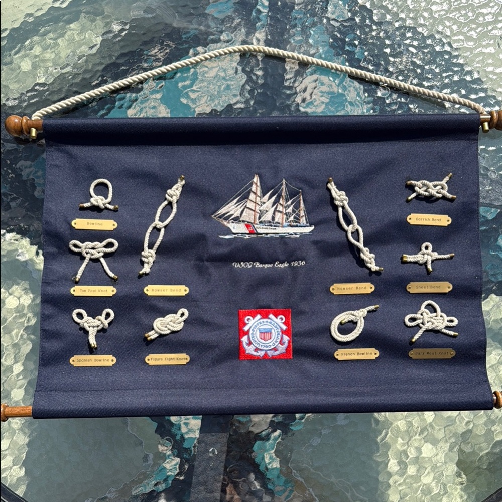 USCG Barque Eagle Wall Display - Coast Guard Decor